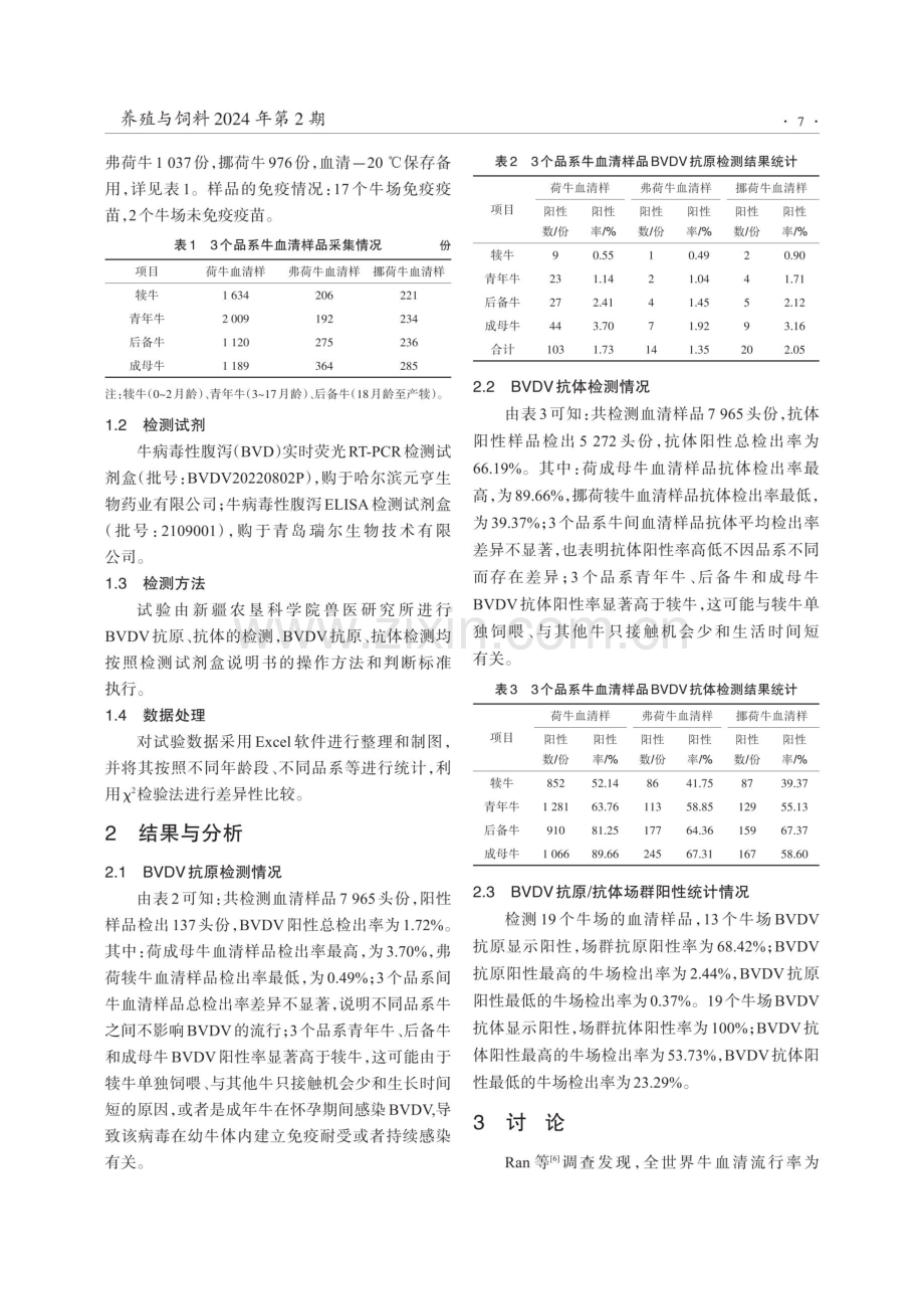 规模牛场牛病毒性腹泻-黏膜病流行病学调查.pdf_第3页