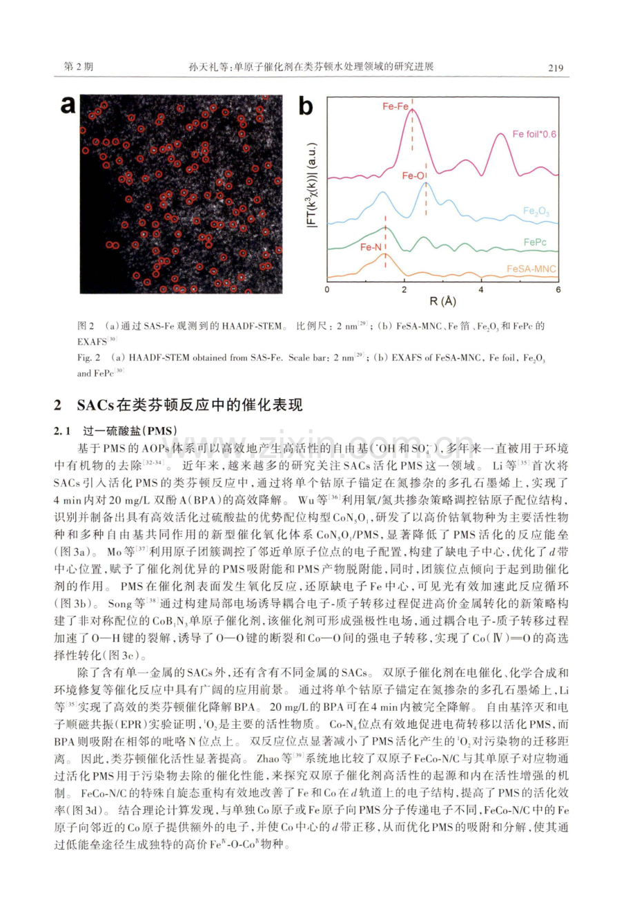 单原子催化剂在类芬顿水处理领域的研究进展.pdf_第3页