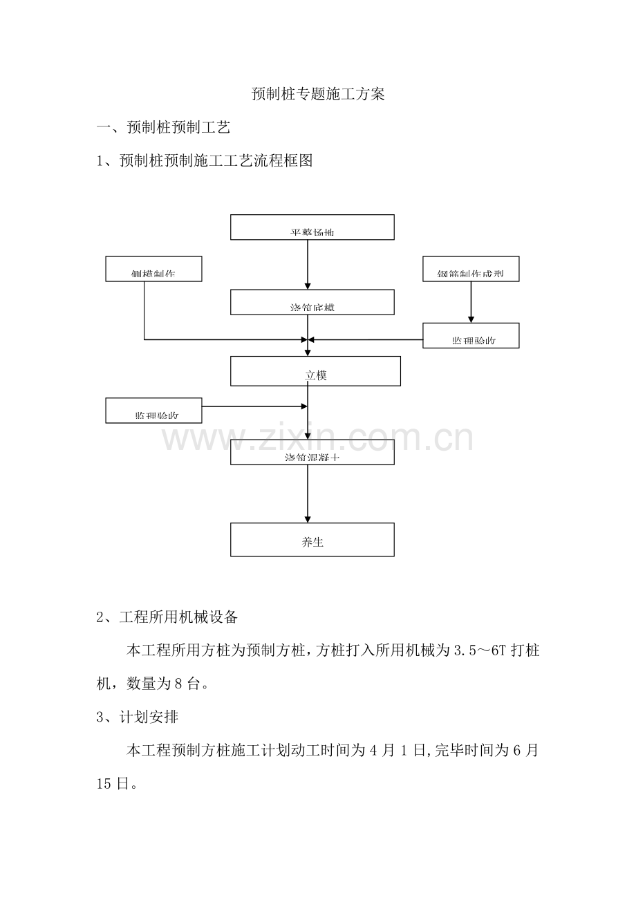 专项施工方案预制桩.doc_第1页