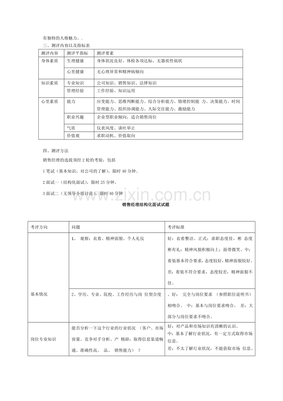 销售人员素质测评方案.doc_第2页