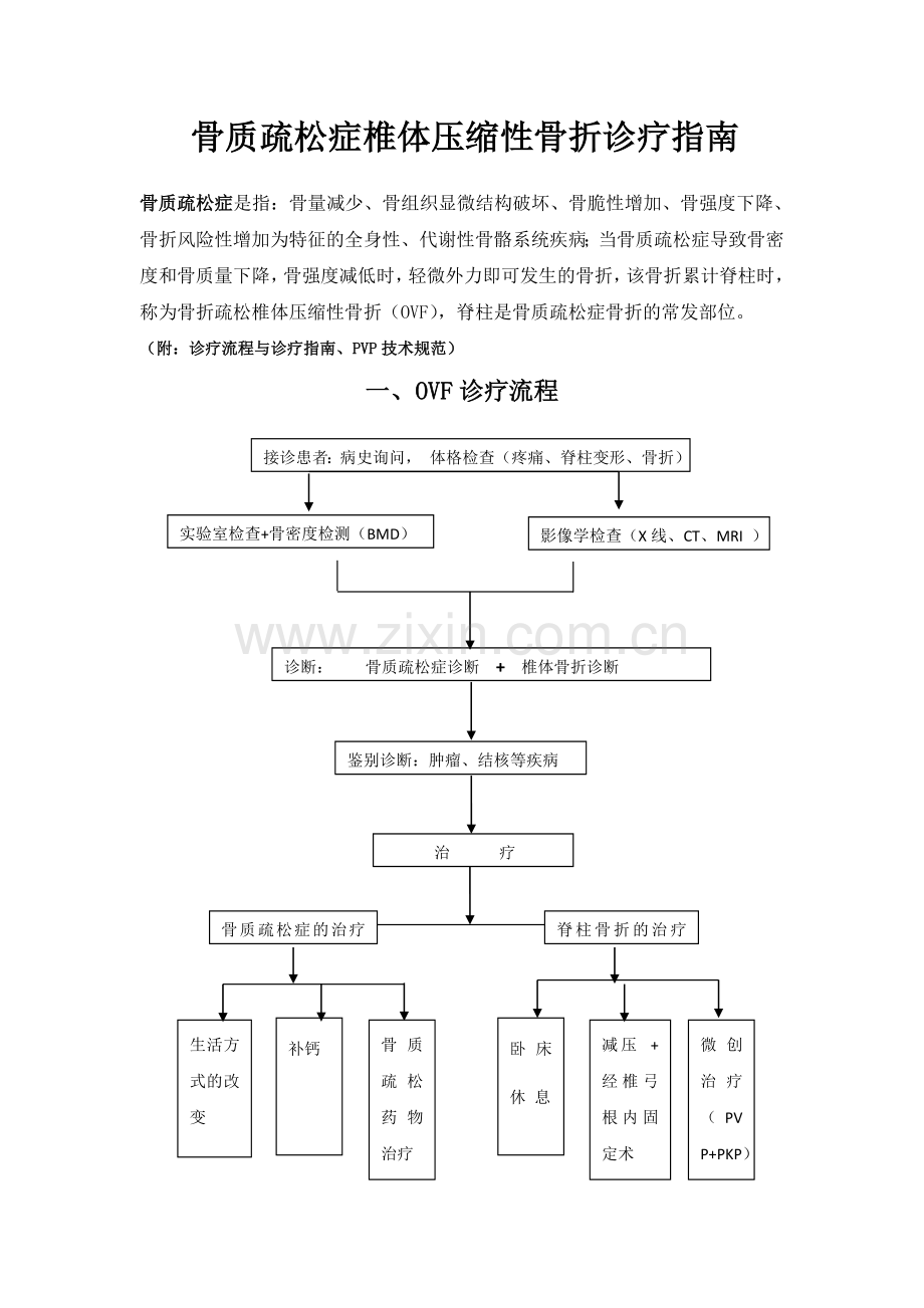 骨质疏松椎体压缩性骨折-诊疗指南及技术操作规范.doc_第1页