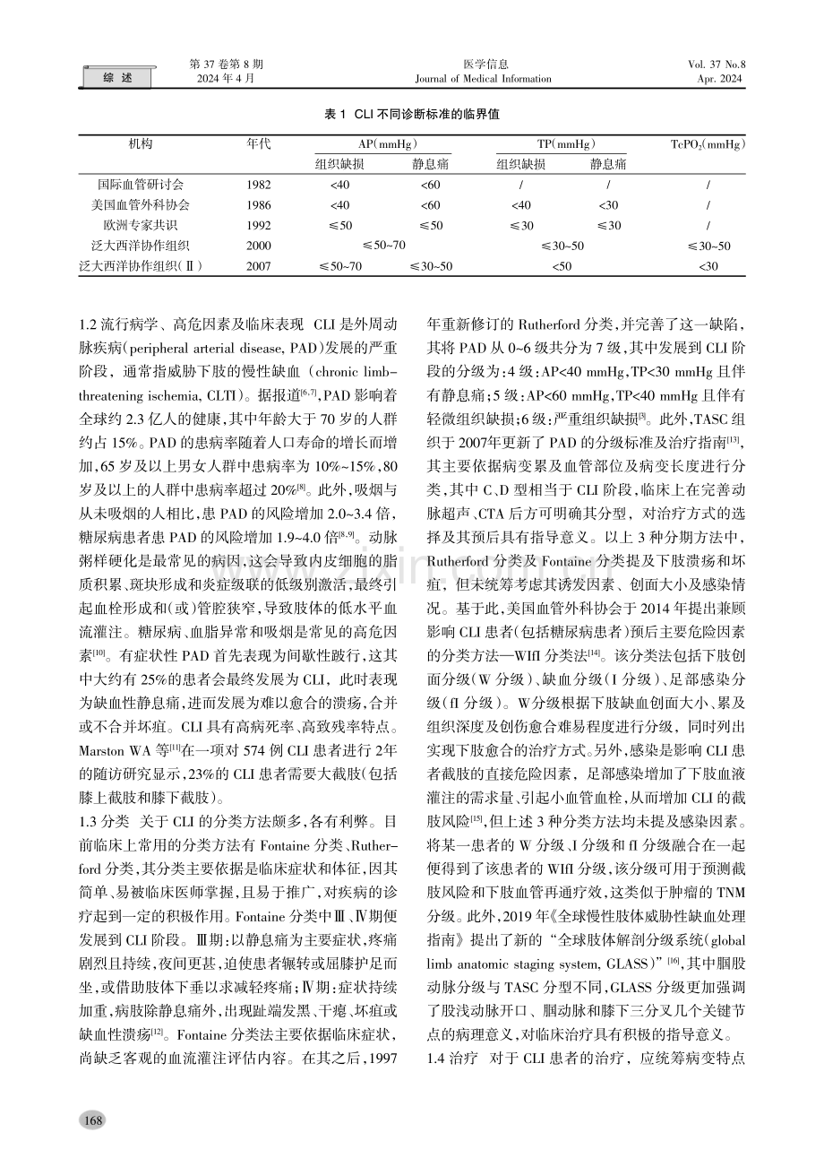 股深动脉成形术在重度下肢缺血中的作用研究.pdf_第2页