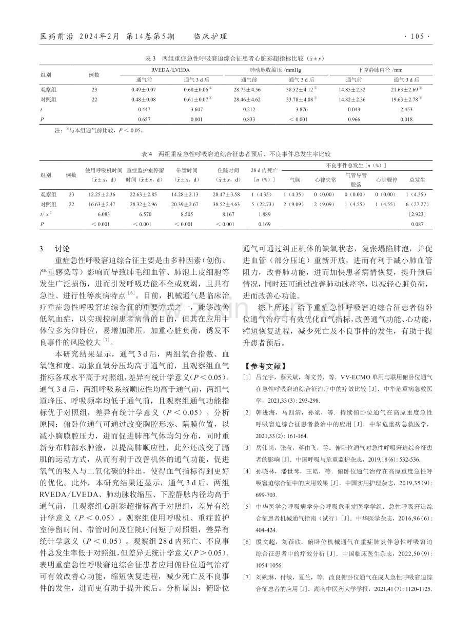 俯卧位通气在重症急性呼吸窘迫综合征患者中的应用效果.pdf_第3页