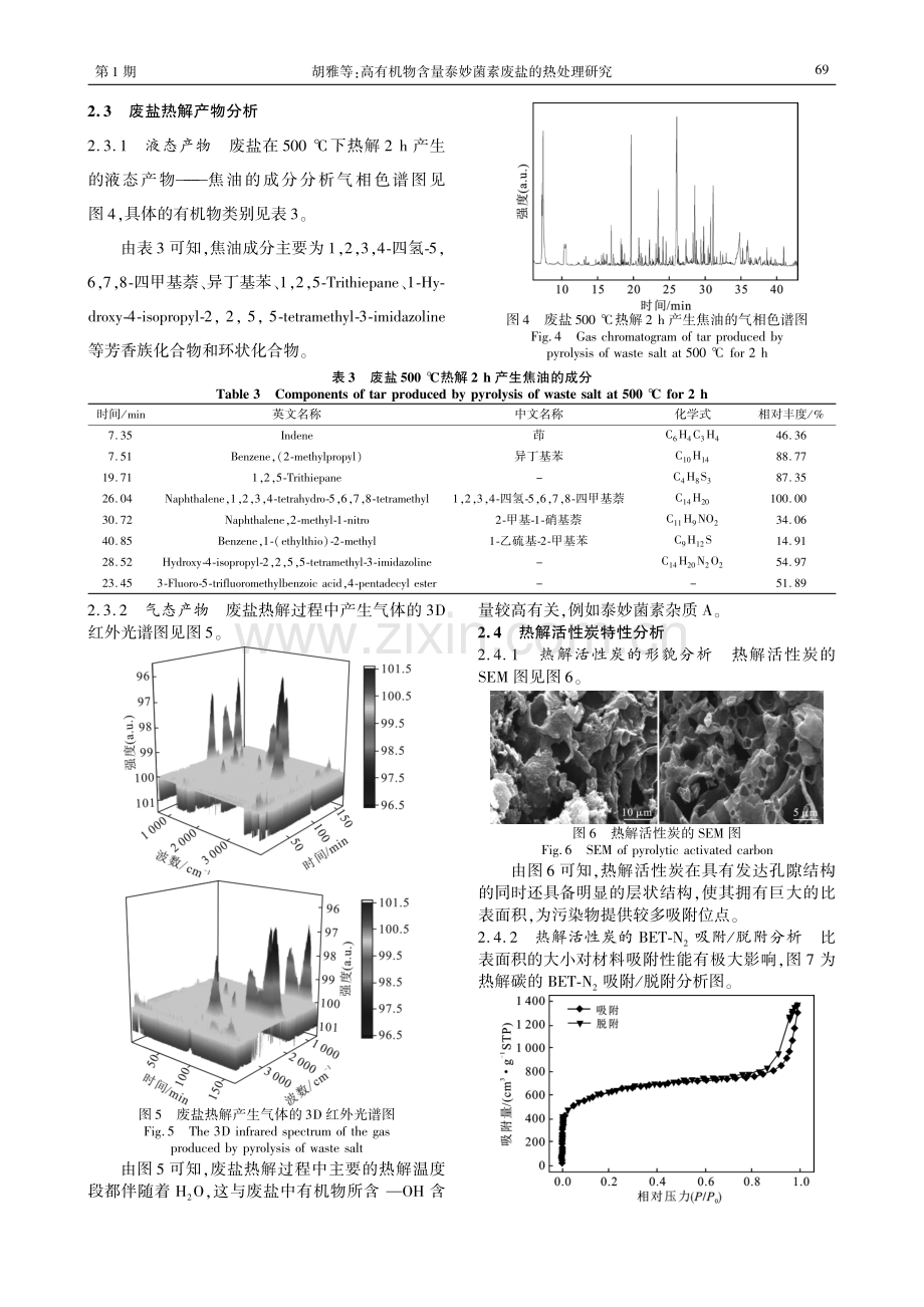 高有机物含量泰妙菌素废盐的热处理研究.pdf_第3页