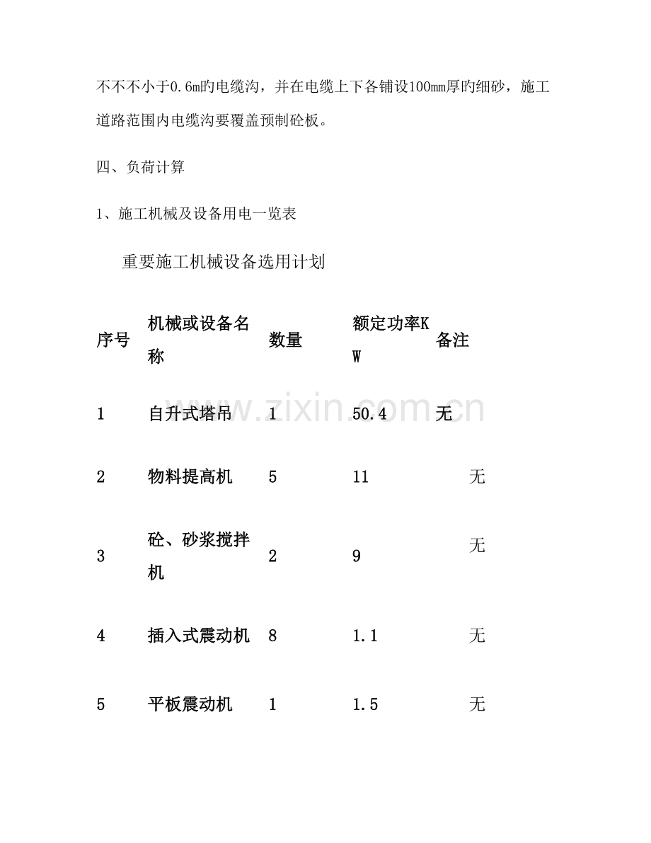 住宅小区临时用电施工方案.doc_第3页