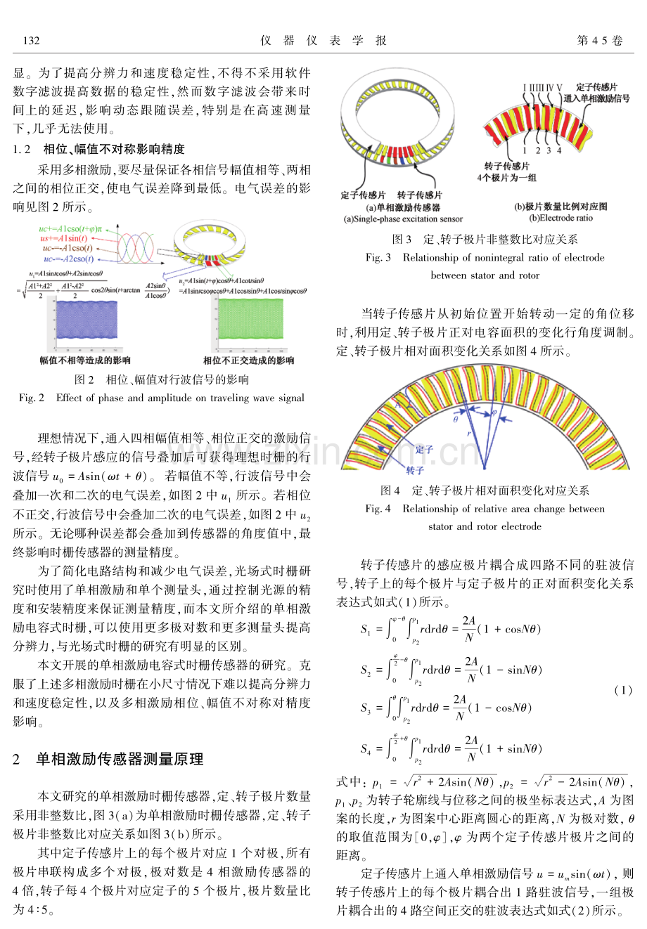 单相激励电容式时栅角位移传感器研究.pdf_第3页