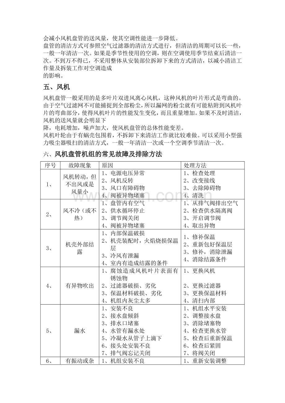 风机盘管维护与保养.doc_第2页