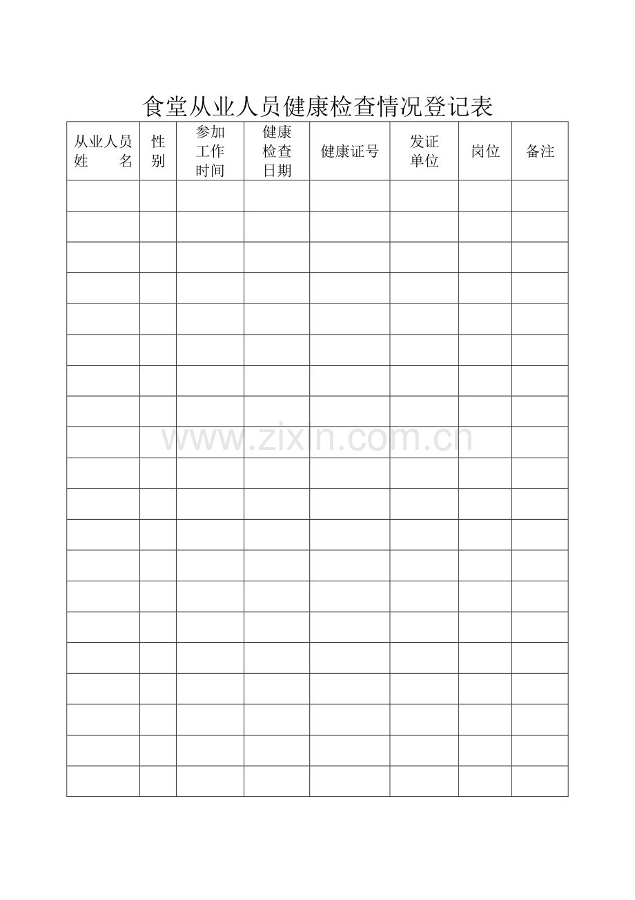 食堂从业人员基本情况登记表.doc_第2页