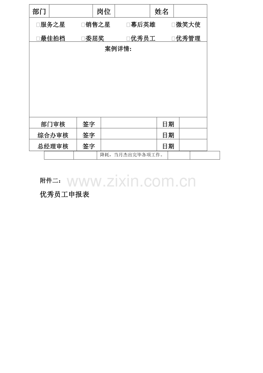 五星级酒店优秀员工评比方案.doc_第3页