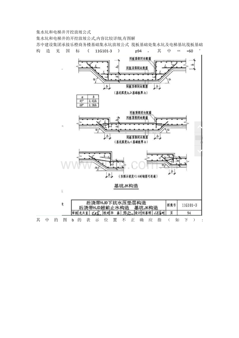 集水坑和电梯井开挖放坡公式.doc_第1页