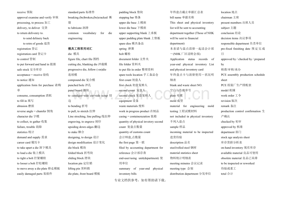 机械专业术语中英文对照.doc_第3页