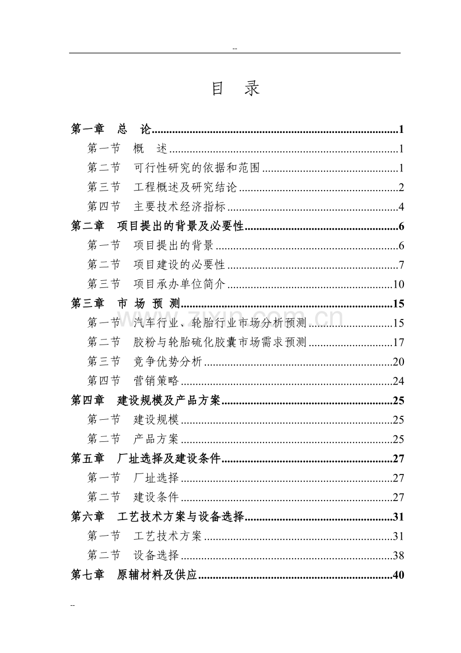 废弃胶囊与轮胎资源化综合利用项目可行性研究报告-优秀甲级资质可行性研究报告页word.doc_第1页