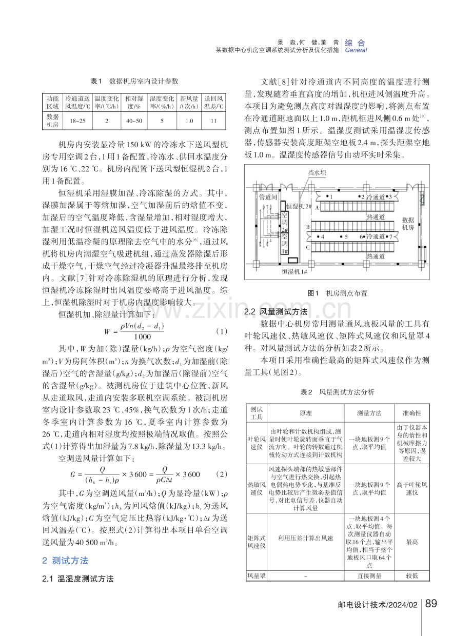 某数据中心机房空调系统测试分析及优化措施.pdf_第2页