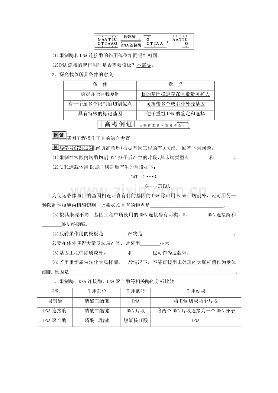 考点一基因工程的概念及操作工具.doc_第2页