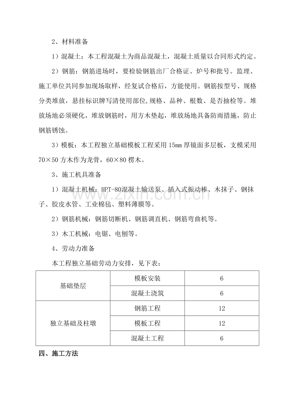 独立基础施工方案.doc_第3页