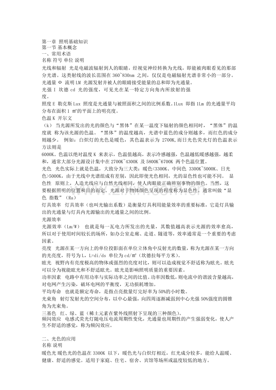 灯具知识大全.doc_第1页