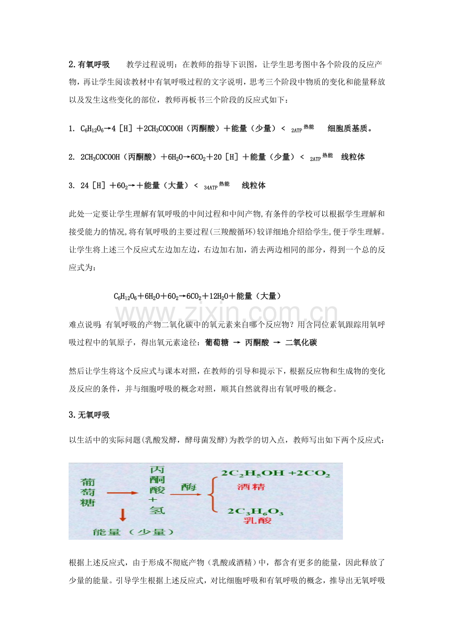 细胞呼吸教学设计.doc_第3页