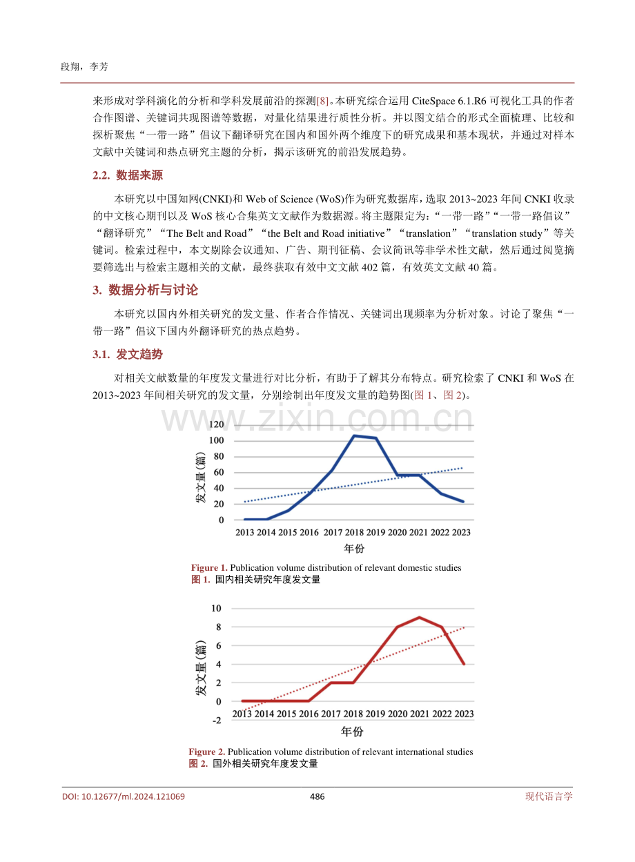 聚焦“一带一路”倡议的国内外翻译研究CiteSpace可视化分析.pdf_第3页