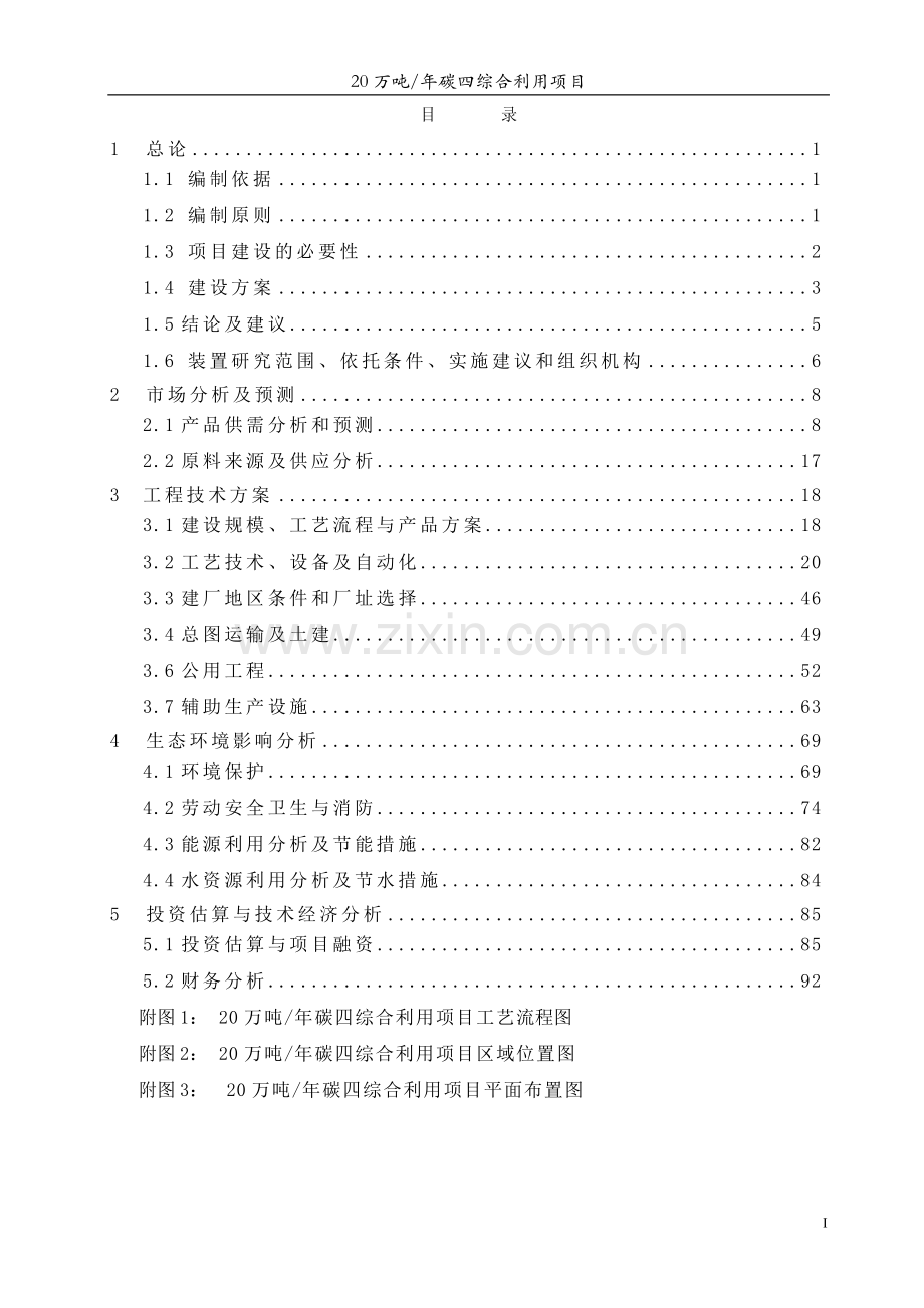 奎独石化工业园年产20万吨碳四综合利用项目可行性研究报告.doc_第2页