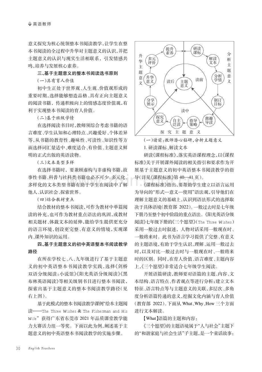 基于主题意义的初中英语整本书阅读教学的研究与实践.pdf_第2页