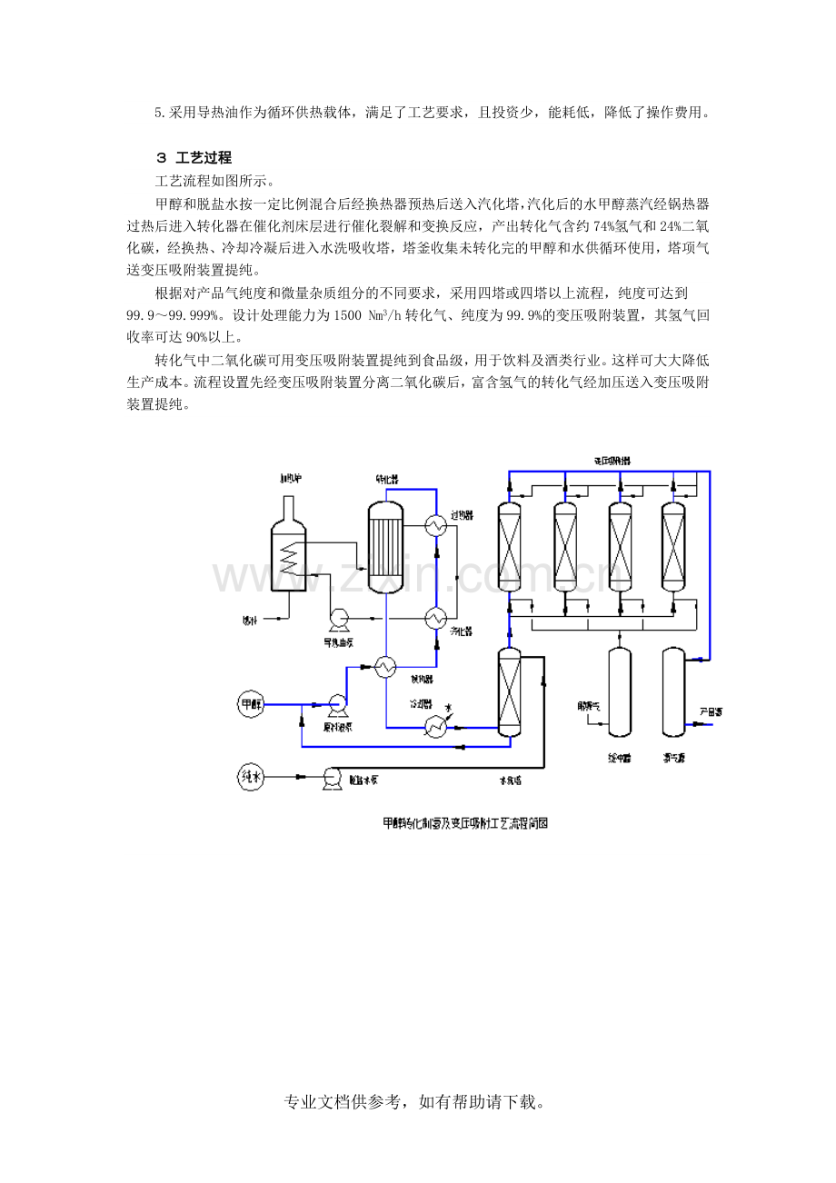 甲醇制氢工艺简介.doc_第2页