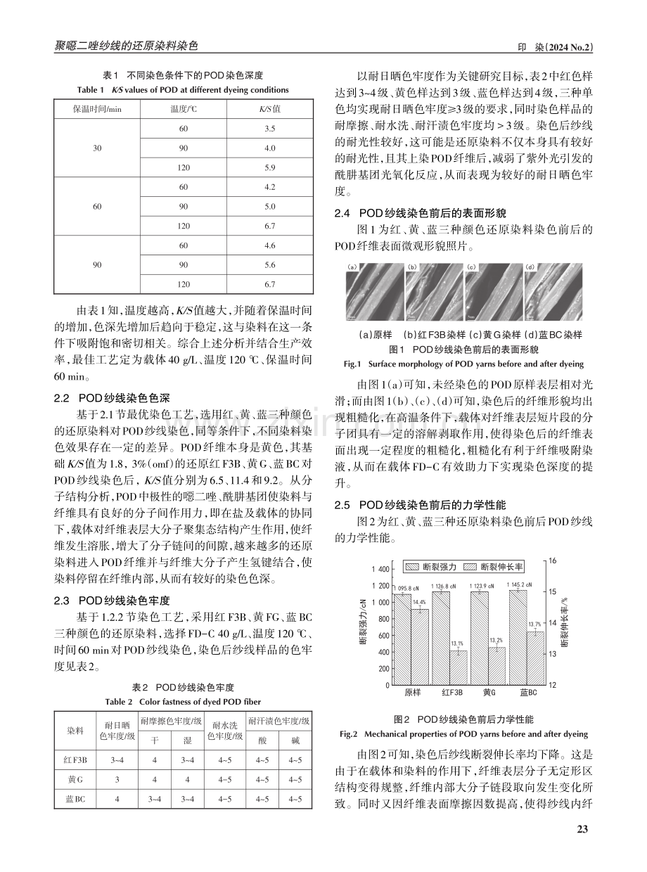 聚噁二唑纱线的还原染料染色.pdf_第3页