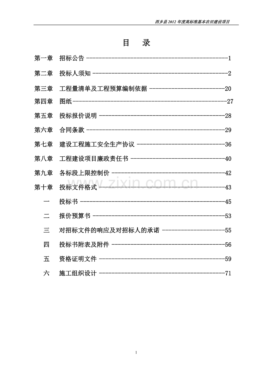 高标准基本农田建设项目招标标书-标书.doc_第2页