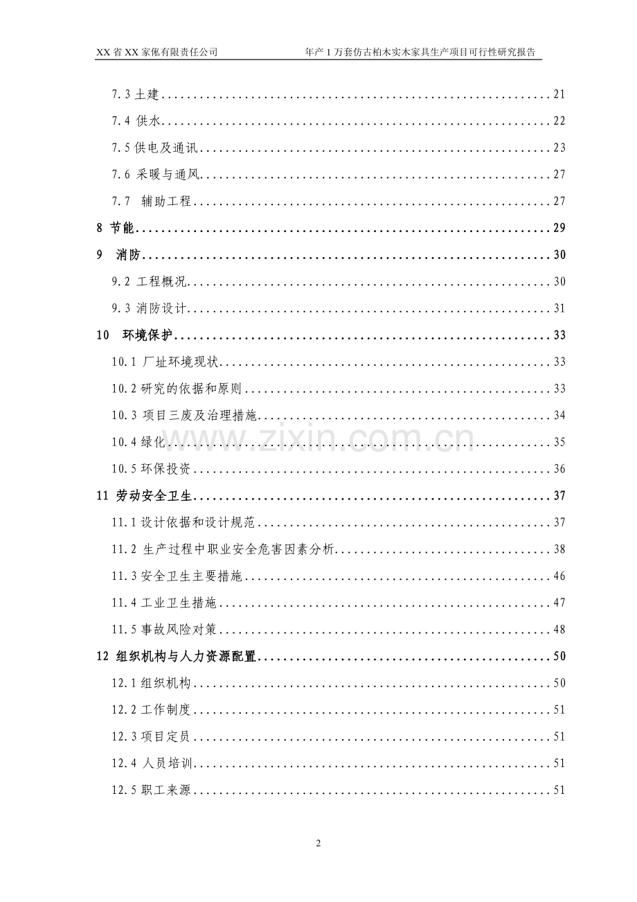 仿古柏木实木家具生产项目可行性研究报告.doc_第2页