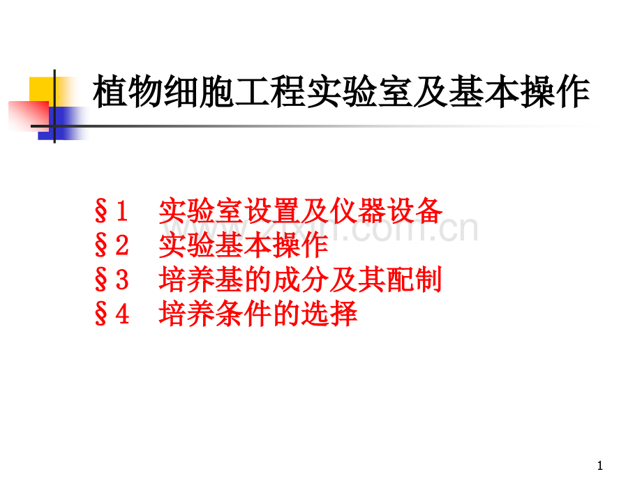 植物组织培养技术PPT课件.ppt_第1页