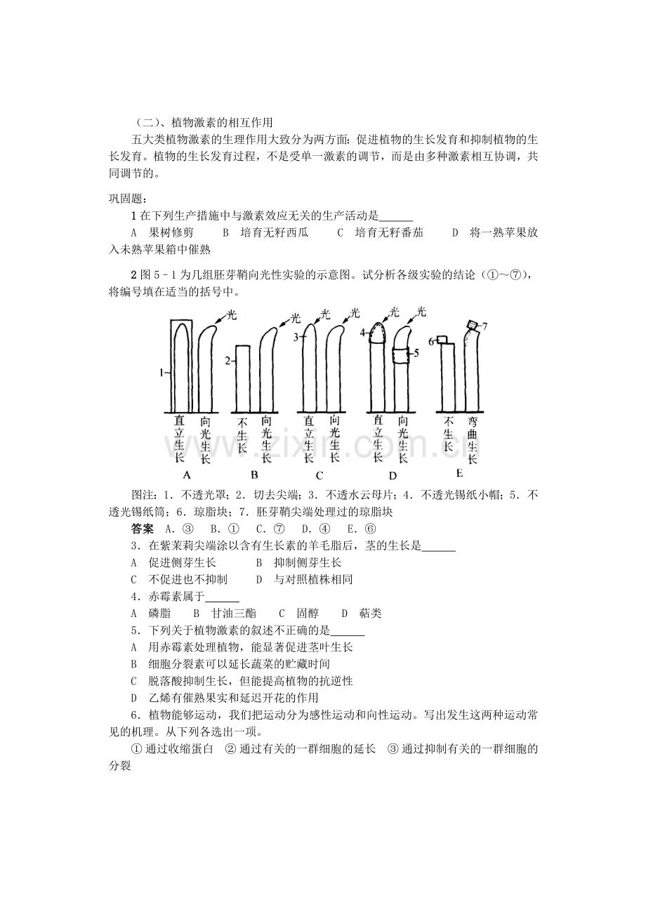 植物生长发育的五大激素.doc_第2页