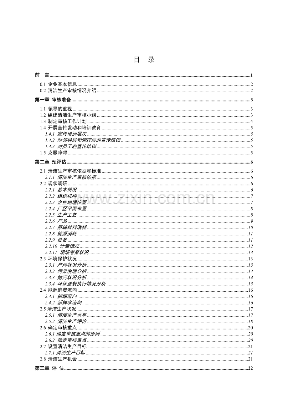 铸造厂有限公司清洁生产审核报告.doc_第2页