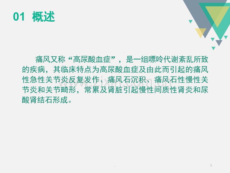 痛风的教学查房(课堂PPT).ppt_第3页