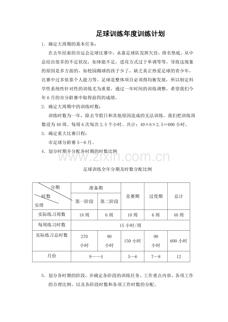 足球训练年度训练计划.doc_第1页