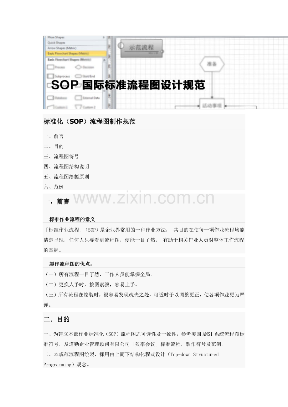 标准化(SOP)流程图制作规范.doc_第1页