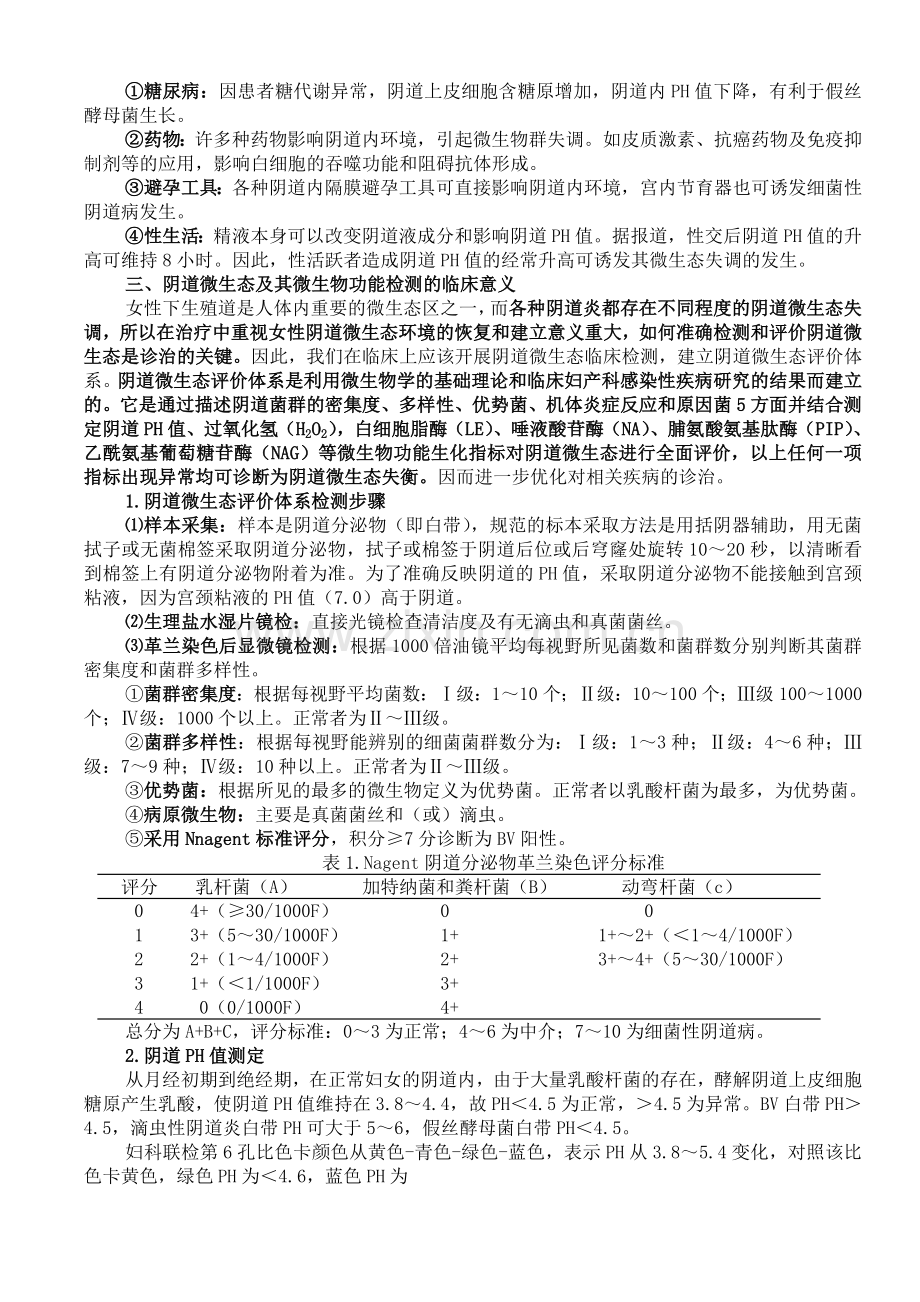 阴道微生态评价及其微生物功能检测应用.doc_第3页