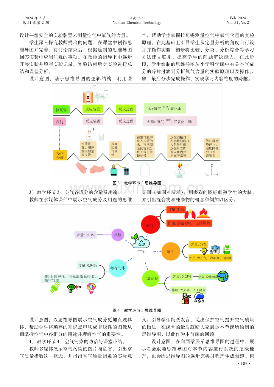 思维导图在初中化学教学设计中的应用——以“空气的成分”为例.pdf_第3页