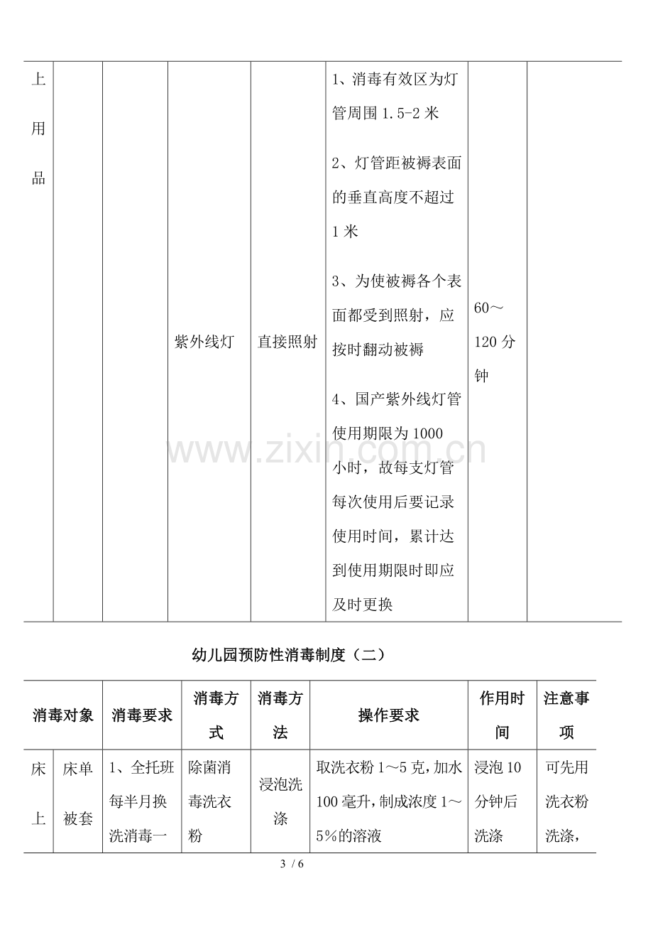 幼儿园预防性消毒制度.doc_第3页