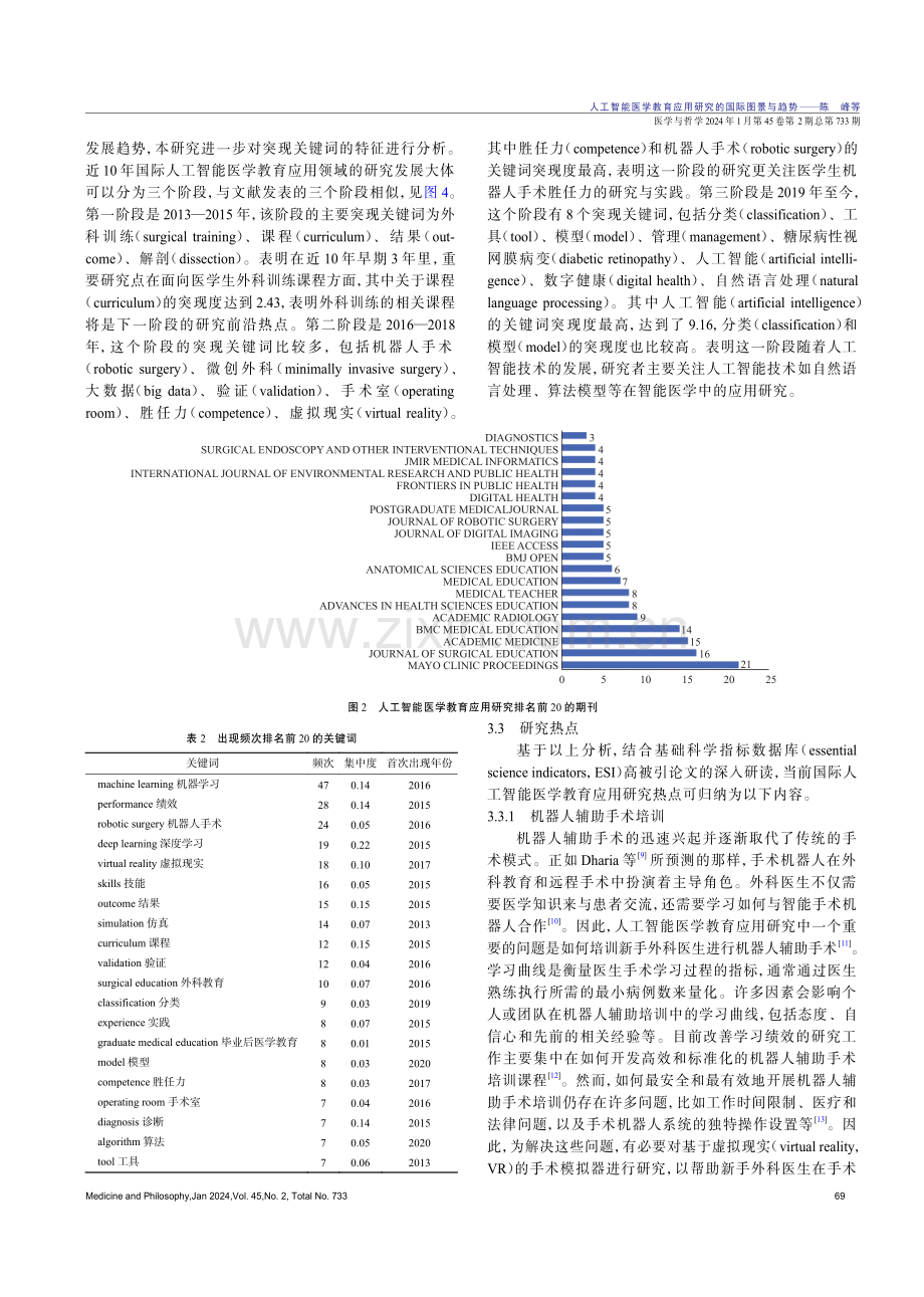 人工智能医学教育应用研究的国际图景与趋势.pdf_第3页