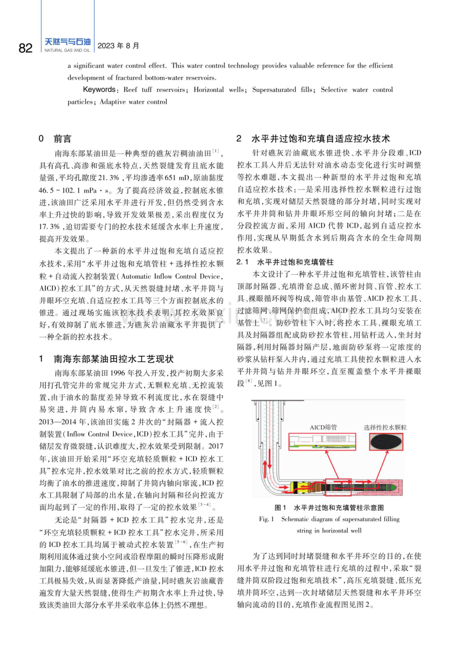 礁灰岩油藏水平井过饱和充填自适应控水技术.pdf_第2页