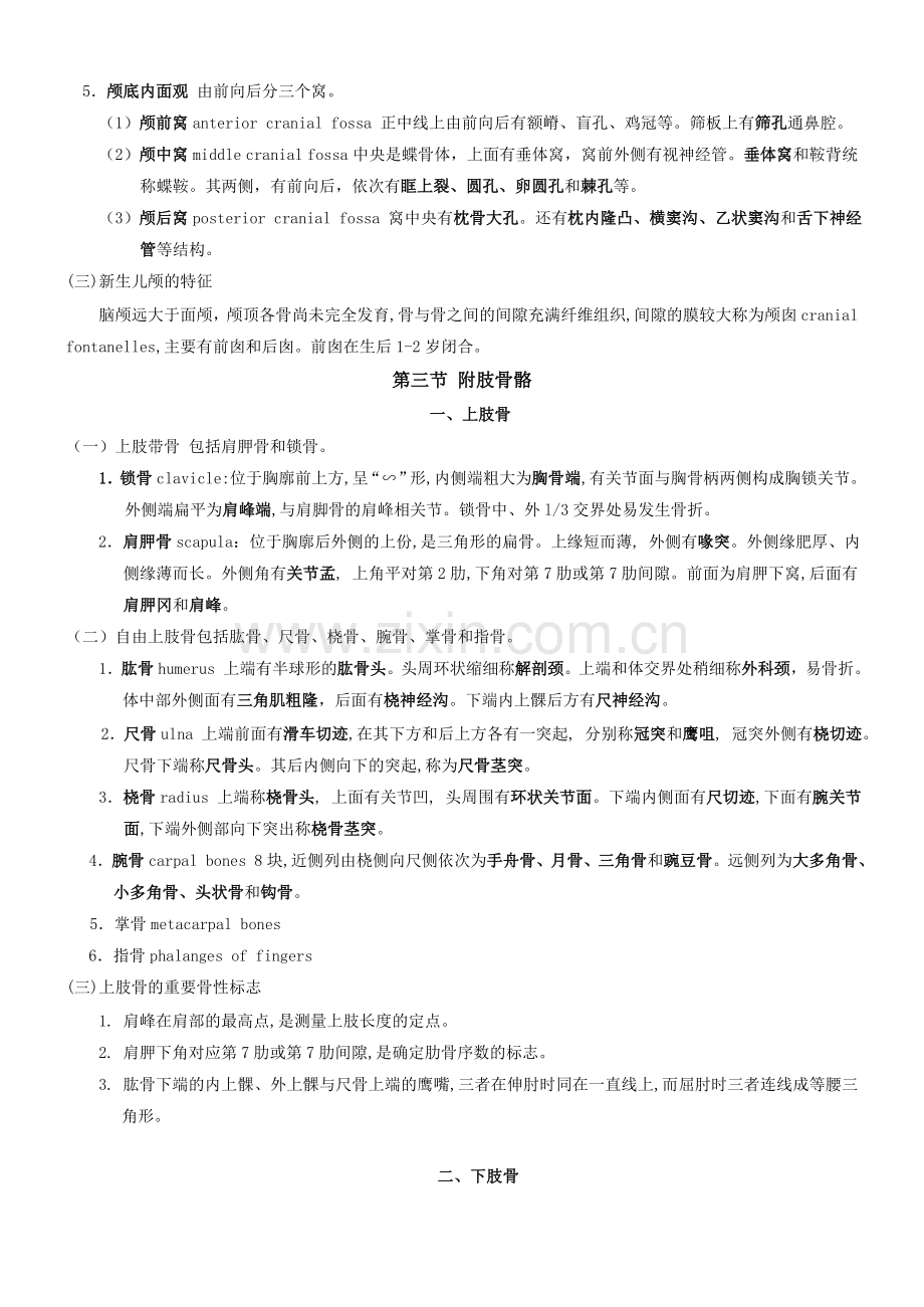 系统解剖学重要知识点+大纲总结.doc_第3页