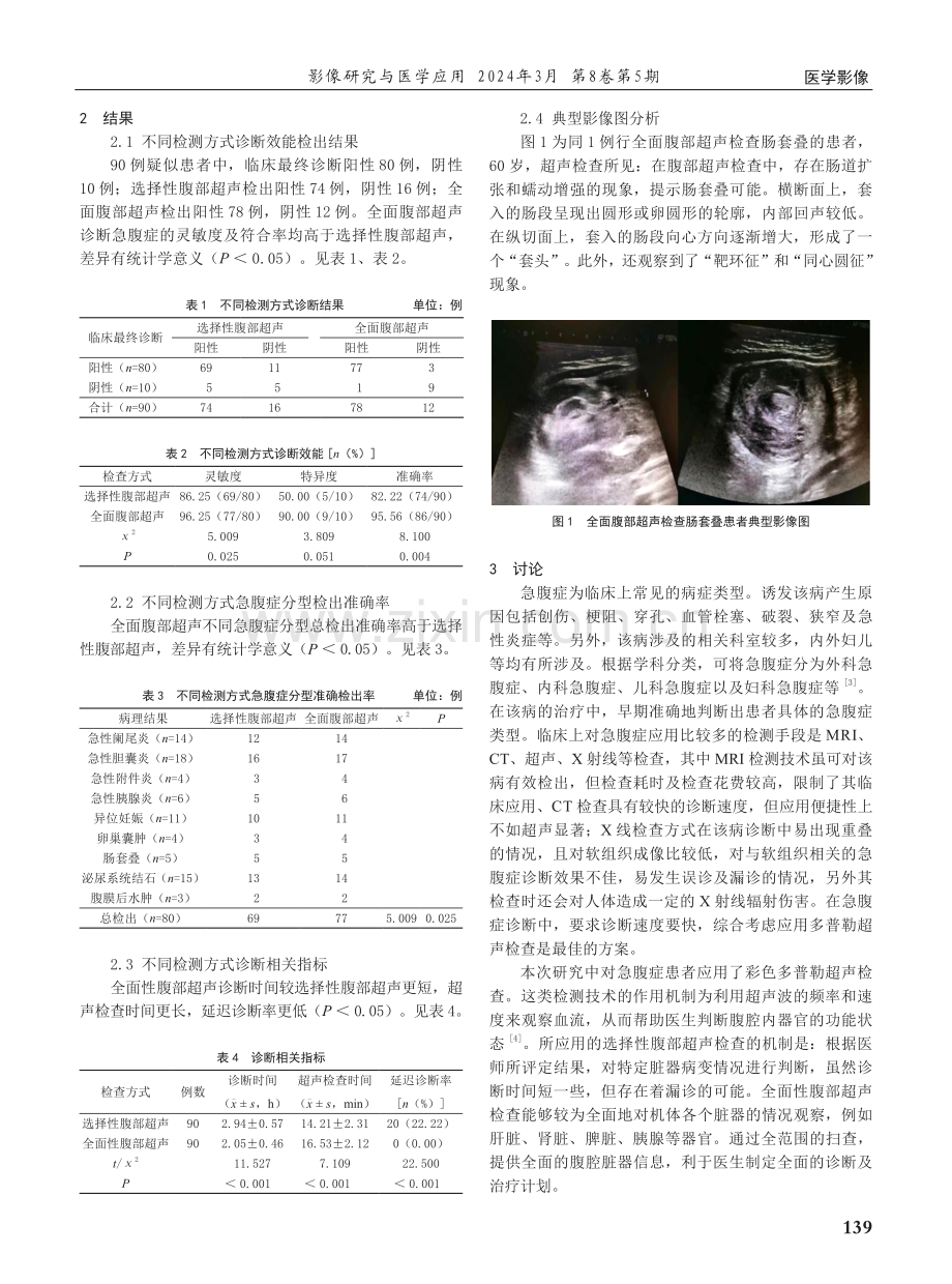 全面腹部超声在急腹症诊断中的价值探讨.pdf_第2页