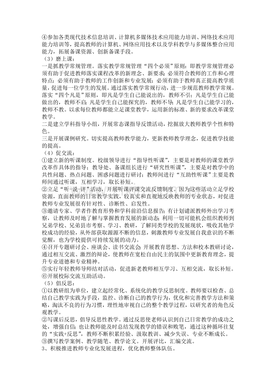 教师专业化发展规划方案.doc_第2页