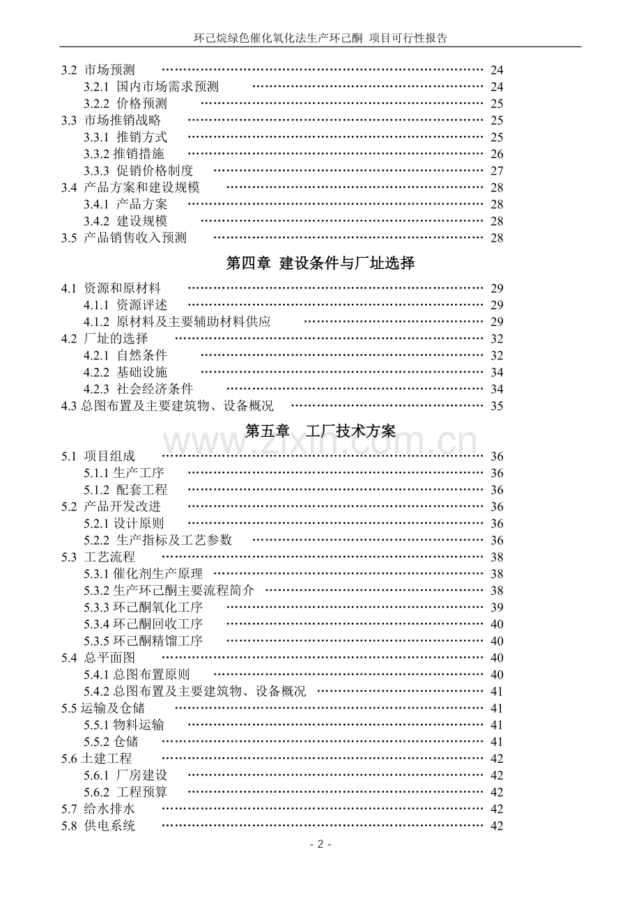 环己烷绿色催化氧化法生产环己酮项目申请建设可研报告2.doc_第2页