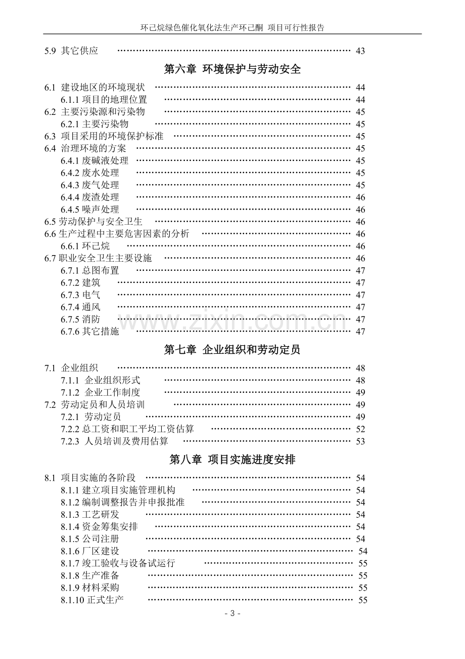 环己烷绿色催化氧化法生产环己酮项目申请建设可研报告2.doc_第3页