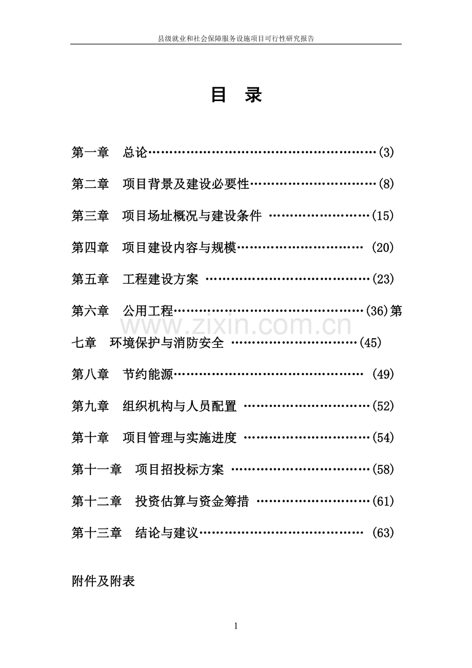 县级就业和社会保障服务设施项目可行性研究报告定稿.doc_第2页