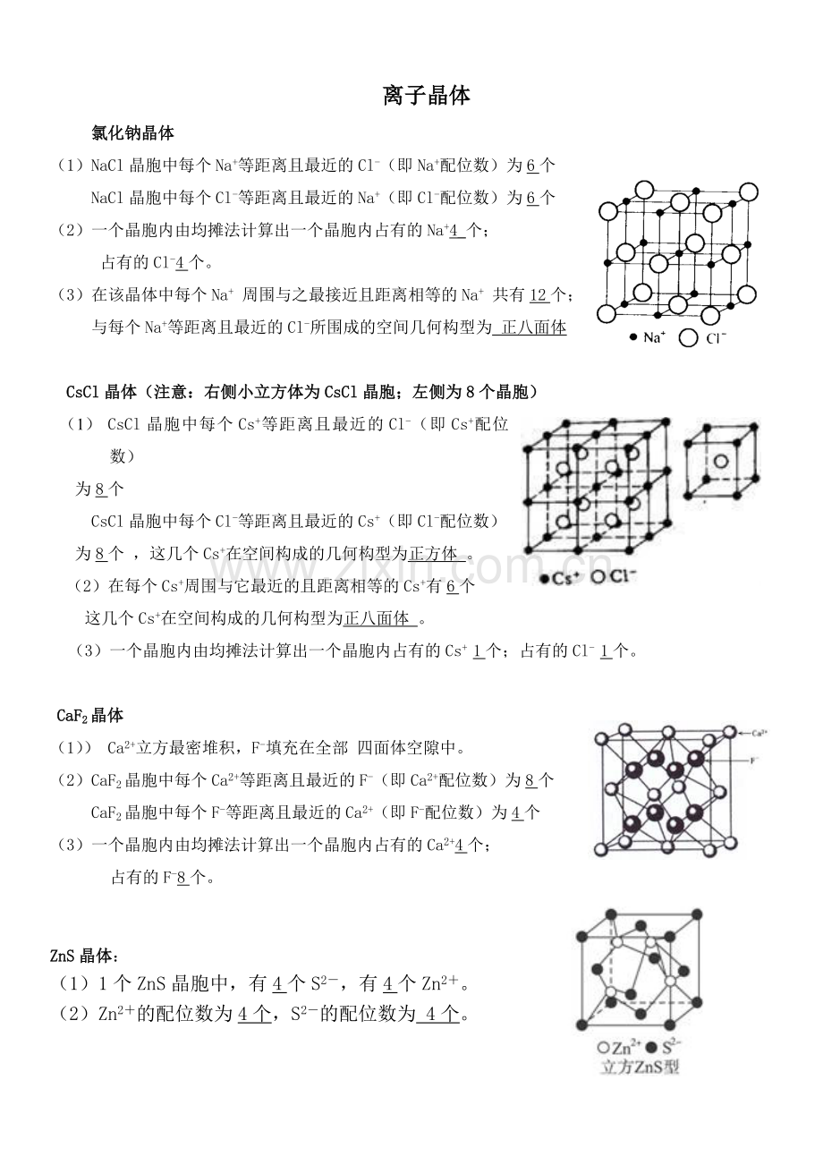 常见晶胞模型.doc_第1页