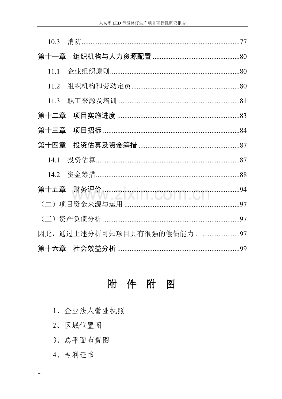 大功率led节能路灯生产项目可行性研究报告.doc_第3页