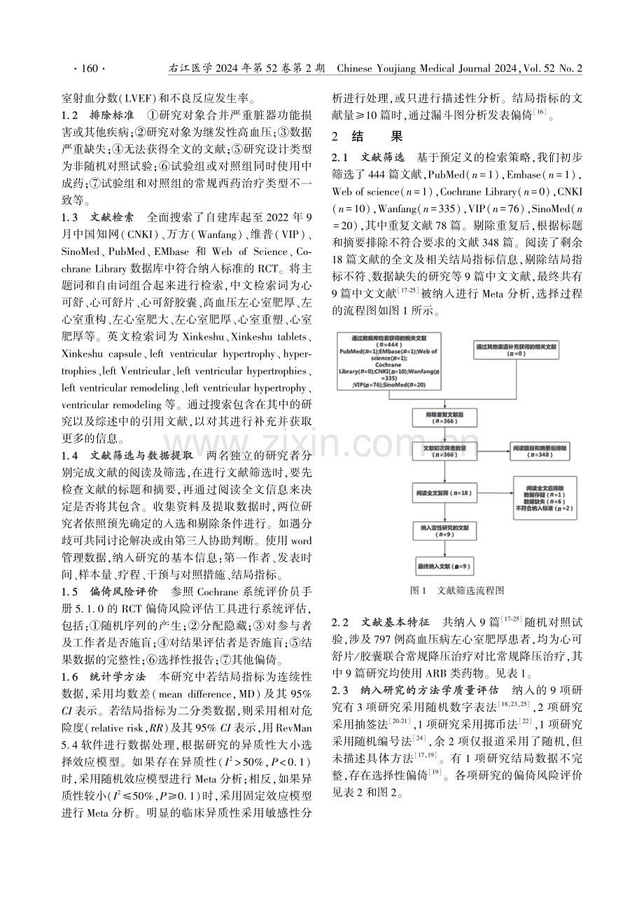 心可舒联合常规降压治疗高血压病左心室肥厚的疗效和安全性的Meta分析.pdf_第3页