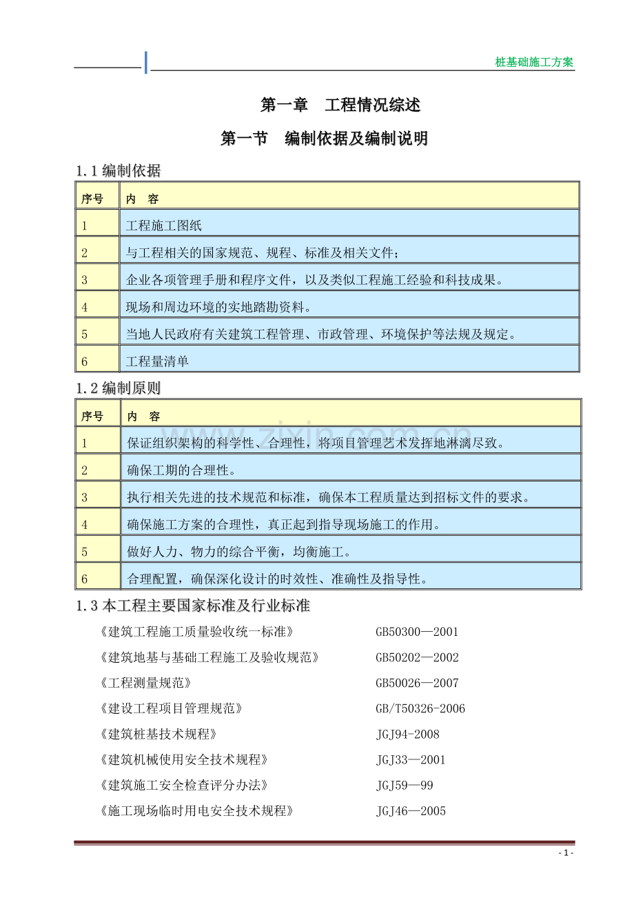 机场航站区扩建工程新货站工程项目一期工程桩基础施工组织设计(机场).doc_第2页