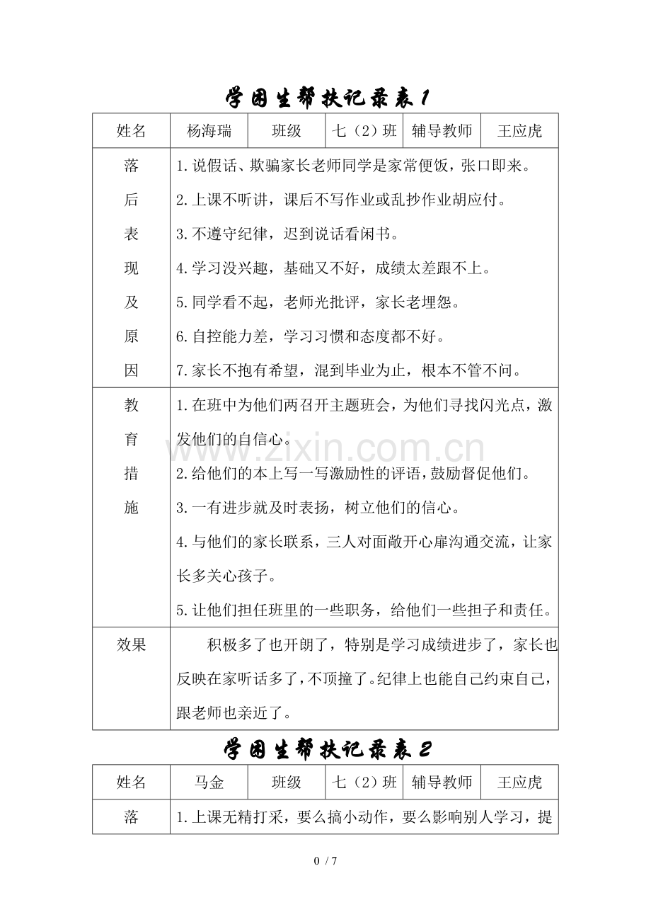 学困生帮扶记录.doc_第2页